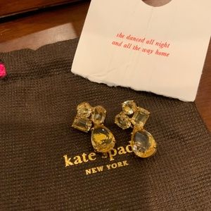 Kate Spade 4 stone drop earrings